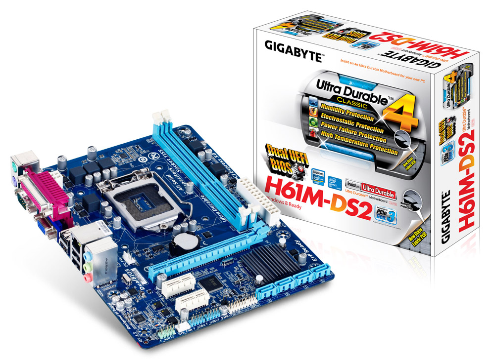 Mainboard Gigabyte H61-M/DS2 CH CTY
